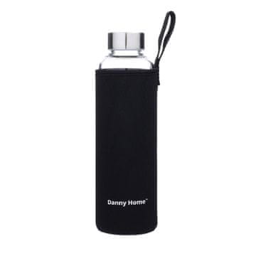 Homestar Steklenica za pitje H22,5 cm 550 ml črno ohišje