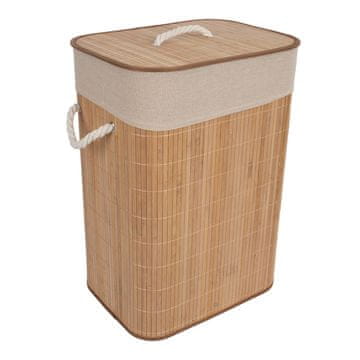 Homestar Košara za perilo MAX BAMBOO 40x30x57 cm z pokrovom