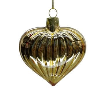 Homestar Božični okrasek JOY HEART zlato 8 cm