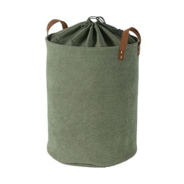 Homestar Košara za perilo LIDO LEO D38xV48 cm, zelena