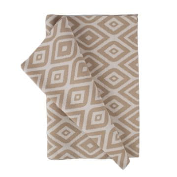 Homestar Namizna prt HOLLY OUTDOOR 43x116 cm bež rombi