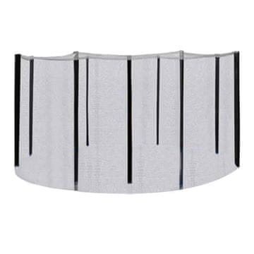 Homestar Ograja za 305 cm trampolin na tleh s palicami, črna