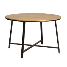 Homestar Jedilna miza SANCIA D120xV76cm hrast rjava