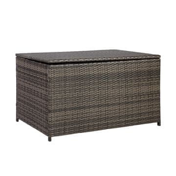 Homestar Škatla za blazine 122x52x62 cm temno rjava