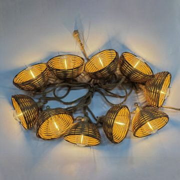 Homestar Praznične luči CHARM 10 LED žarnic 4,5 m toplo belo svetilo
