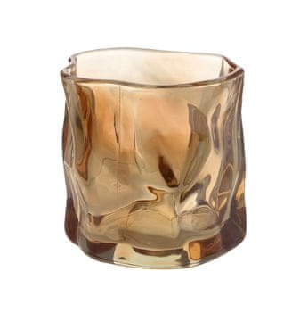 Homestar Stekleni kozarec SHINING 280 ml z zlatim odtenkom