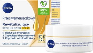 shumee 091167 NIVEA dnevna krema proti gubam in revitalizacija SPF 15 55+ 50 ml