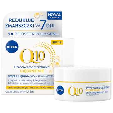 shumee 935895 NIVEA Q10 POWER dnevna krema proti gubam in učvrstitvi kože SPF 15 50 ml