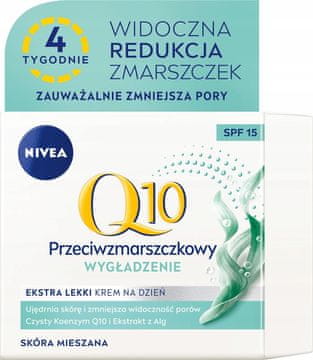 shumee 379715 NIVEA Q10 POWER dnevna krema proti gubam in zmanjševanju gub SPF 15 50 ml