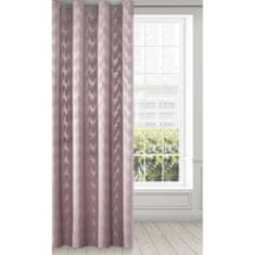 Eurofirany Chill gotova zavesa 140x250cm pudrasto srebrna z očesci