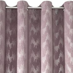 Eurofirany Chill gotova zavesa 140x250cm pudrasto srebrna z očesci