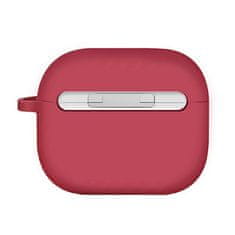 UNIQ Nexo AirPods 3. generacije ovitek + ušesne kljukice silikonski rdeč/koralni