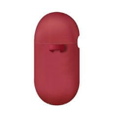 UNIQ Nexo AirPods 3. generacije ovitek + ušesne kljukice silikonski rdeč/koralni