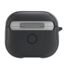 UNIQ Ovitek Valencia za AirPods 3, siv/siv, protimikrobni