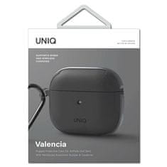 UNIQ Ovitek Valencia za AirPods 3, siv/siv, protimikrobni