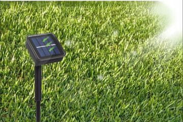 Solarna vrtna girlanda z mlečnimi LED lučkami, 50 kosov.