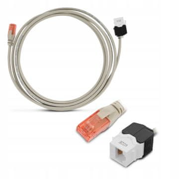 Digitus U-UTP RJ45 Keystone omrežni podaljšek LAN 3 m