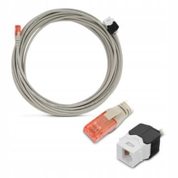Digitus U-UTP RJ45 Keystone omrežni podaljšek LAN kabla 6 m