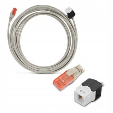 Digitus U-UTP RJ45 Keystone omrežni podaljšek LAN kabla 10 m