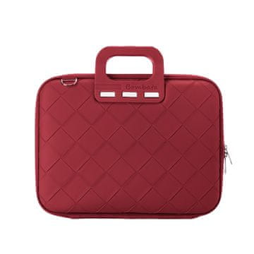 Bombata Intrecciato - torba za prenosni računalnik 13-14" bordo