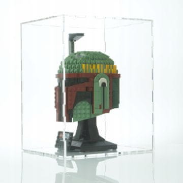 Vitrina za lego čelado, zaščita pred prahom in UV-žarki, Vojna zvezd, Marvel