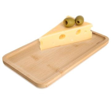 Northix Bambusov pladenj za prigrizke, pravokoten 20x11 cm