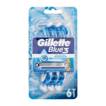 Gillette Blue3 Cool darilni set brivniki za enkratno uporabo 6 kos