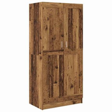 Vidaxl Garderobna omara Star les 82,5 x 51,5 x 180 cm Inženirski les