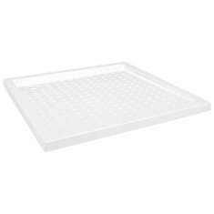 Vidaxl Tuš kad s pikami bela 90x90x4 cm ABS
