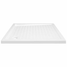 Vidaxl Tuš kad s pikami bela 90x90x4 cm ABS