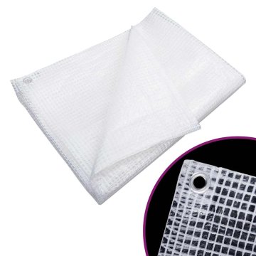 Vidaxl Leno ponjava 140 g/m² 4x4 m bela