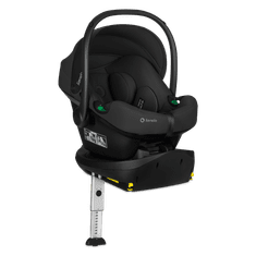 Lionelo Astrid i-size set plus, avtosedež + baza, black onyx (črn)