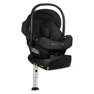 Lionelo Astrid i-size set plus, avtosedež + baza, black onyx (črn)