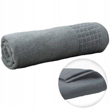 BE Bombažna frotirna kopalna brisača, vpojna, hitro sušeča, 50x100