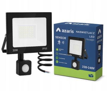 shumee LED fasadna svetilka 30W s senzorjem gibanja, vrtna halogenska svetilka, reflektor, IP65