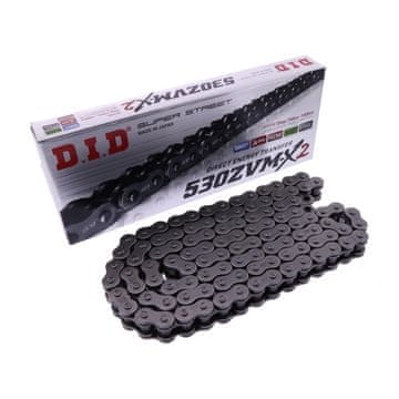 shumee DID 530ZVMX2/118 X-Ring odprta pogonska veriga z zakovico za Kawasaki / Suzuki / Yamaha