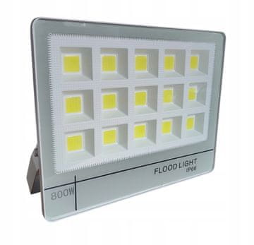 shumee Halogenska LED svetilka 800W reflektor gradbeništvo vrt skladišče bela NOVO