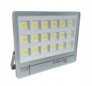 shumee Halogenska svetilka LED 900W reflektor gradbena vrtna skladiščna bela NOVO