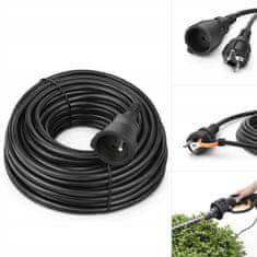 shumee 20 m IP44 vrtni električni podaljšek 3x2,5 ozemljitveni zunanji kabel