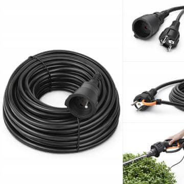 shumee 20 m IP44 vrtni električni podaljšek 3x2,5 ozemljitveni zunanji kabel