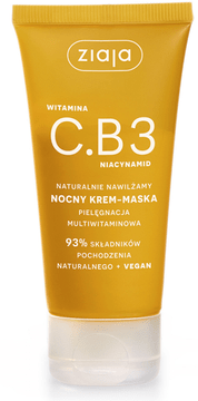 Ziaja nočna krema-maska za obraz z vitaminom C in B3 50 ml / 4870