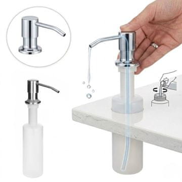 shumee Dozirnik za pomivalno sredstvo Inox Convenient Malawi 300 ml