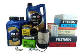 shumee 4x filter + 5W30 Elf Nissan NV400 Renault Master 3 2.3