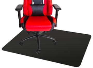 shumee Zaščitna podloga za pod fotelj 120x90 cm 0,5 mm črna