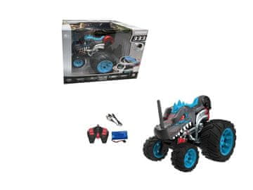 Alltoys RC kaskaderski avto s 5 kolesi, črn, merilo 1:16
