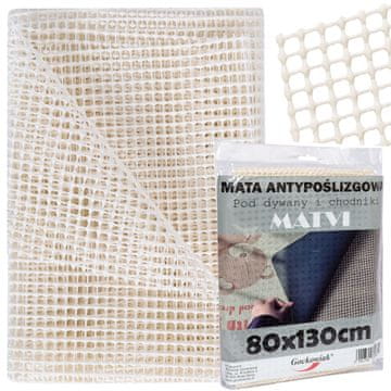 EH MREŽASTA PODLOGA ZA PREPROGO, TALNE OBLOGE, PVC 80X130CM, BEŽ, PROTIDRSNA
