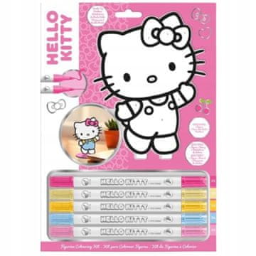 shumee Set za slikanje Hello Kitty 2D MDF figurica ustvarjalna za otroke