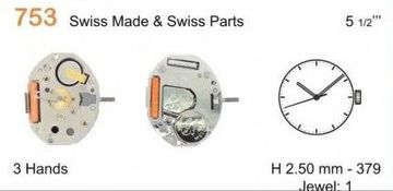 shumee Mehanizem za krožišče 753 H1 5 1/2``` SC Quartz (379)