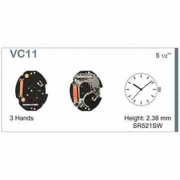 shumee Seiko VC11 5 1/2``` SC kvarčni mehanizem