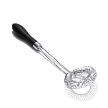 Oxo Črna jeklena metlica za omake, Good Grips /